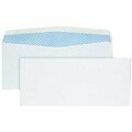 Quality Park 90030 #10 4 1/8'' x 9 1/2'' White Gummed Seal Security Tinted Business Envelope, 500PK 55990030